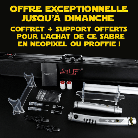 Sabre Laser Ashano - Sabre laser lumineux - RÉPLIQUE - Le plus grand - SLF - France